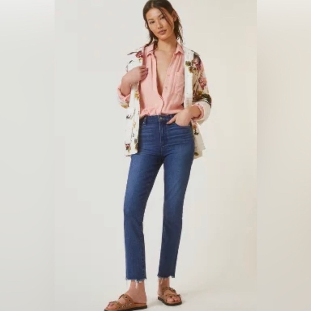 Paige Cindy Crop High Rise Jeans